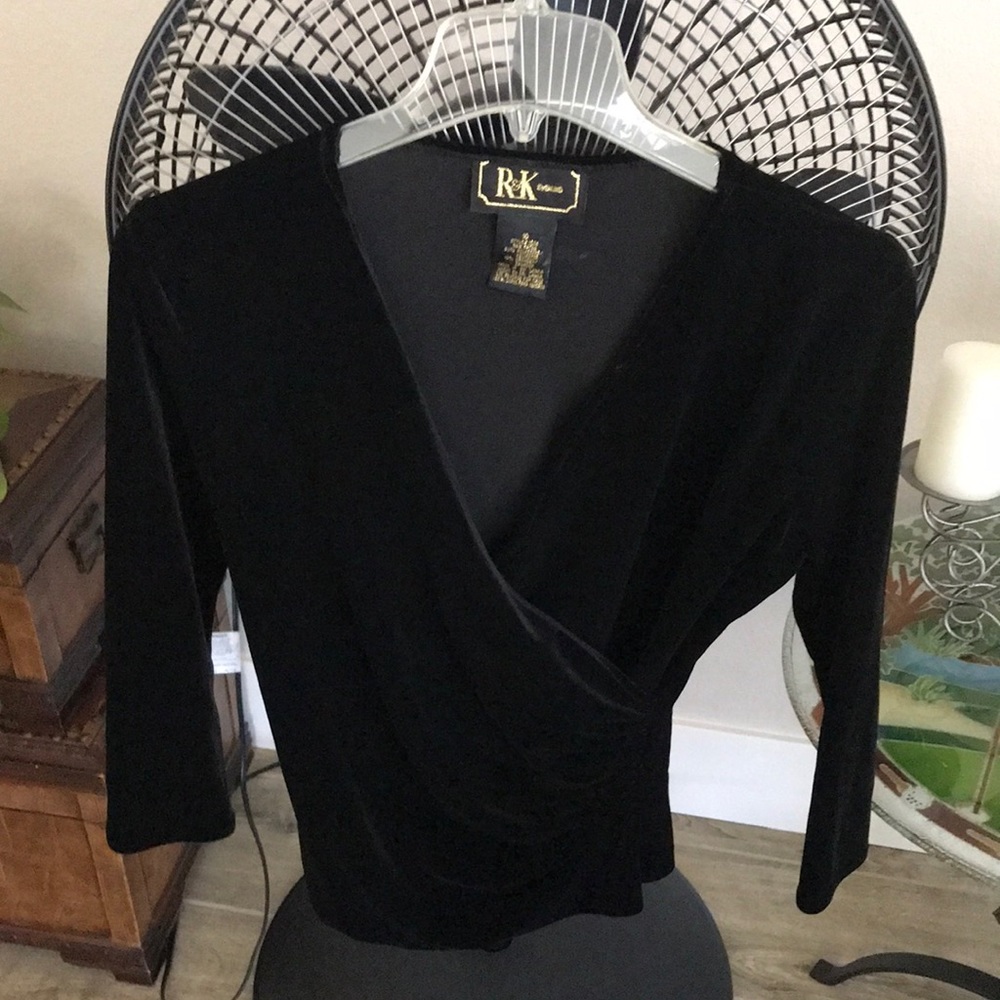 Velvet dress top